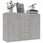 Preview: Sideboard Betongrau 88x30x65 cm Holzwerkstoff