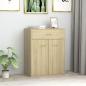 Preview: ARDEBO.de - Sideboard Sonoma-Eiche 60x30x75 cm Holzwerkstoff