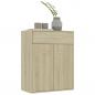 Preview: Sideboard Sonoma-Eiche 60x30x75 cm Holzwerkstoff