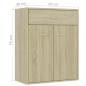 Preview: Sideboard Sonoma-Eiche 60x30x75 cm Holzwerkstoff