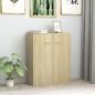 Preview: ARDEBO.de - Sideboard Sonoma-Eiche 60x30x75 cm Holzwerkstoff