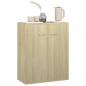 Preview: Sideboard Sonoma-Eiche 60x30x75 cm Holzwerkstoff