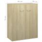 Preview: Sideboard Sonoma-Eiche 60x30x75 cm Holzwerkstoff