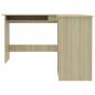 Preview: Eckschreibtisch L-Form Sonoma-Eiche 120x140x75 cm Holzwerkstoff