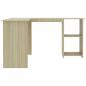 Preview: Eckschreibtisch L-Form Sonoma-Eiche 120x140x75 cm Holzwerkstoff