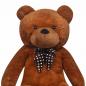 Preview: Weicher XXL-Plüsch-Teddybär Braun 135 cm