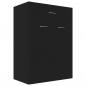 Preview: Schuhschrank Schwarz 60x35x84 cm Holzwerkstoff