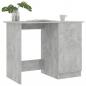 Preview: Schreibtisch Betongrau 100x50x76 cm Holzwerkstoff