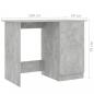 Preview: Schreibtisch Betongrau 100x50x76 cm Holzwerkstoff