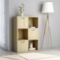 Preview: ARDEBO.de - Lagerschrank Sonoma-Eiche 60x29,5x90 cm Holzwerkstoff