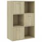 Preview: Lagerschrank Sonoma-Eiche 60x29,5x90 cm Holzwerkstoff