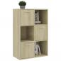 Preview: Lagerschrank Sonoma-Eiche 60x29,5x90 cm Holzwerkstoff