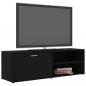 Preview: TV-Schrank Schwarz 120x34x37 cm Holzwerkstoff