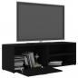 Preview: TV-Schrank Schwarz 120x34x37 cm Holzwerkstoff