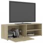 Preview: TV-Schrank Sonoma-Eiche 120x34x37 cm Holzwerkstoff