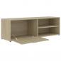 Preview: TV-Schrank Sonoma-Eiche 120x34x37 cm Holzwerkstoff