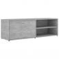 Preview: TV-Schrank Betongrau 120x34x37 cm Holzwerkstoff