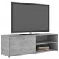 Preview: TV-Schrank Betongrau 120x34x37 cm Holzwerkstoff