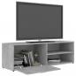 Preview: TV-Schrank Betongrau 120x34x37 cm Holzwerkstoff