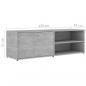 Preview: TV-Schrank Betongrau 120x34x37 cm Holzwerkstoff