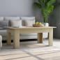 Preview: ARDEBO.de - Couchtisch Sonoma-Eiche 100x60x42 cm Holzwerkstoff