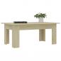 Preview: Couchtisch Sonoma-Eiche 100x60x42 cm Holzwerkstoff