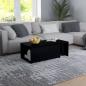 Preview: Couchtisch Schwarz 150x50x35 cm Holzwerkstoff