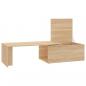 Preview: Couchtisch Sonoma-Eiche 150x50x35 cm Holzwerkstoff