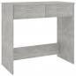 Preview: Schreibtisch Betongrau 80x40x75 cm Holzwerkstoff