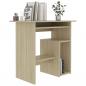 Preview: Schreibtisch Sonoma-Eiche 80x45x74 cm Holzwerkstoff