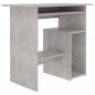 Preview: Schreibtisch Betongrau 80x45x74 cm Holzwerkstoff