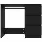 Preview: Schreibtisch Schwarz 90x45x76 cm Holzwerkstoff