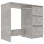 Preview: Schreibtisch Betongrau 90x45x76 cm Holzwerkstoff