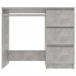 Preview: Schreibtisch Betongrau 90x45x76 cm Holzwerkstoff