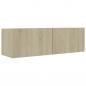 Preview: TV-Schrank Sonoma-Eiche 100x30x30 cm Holzwerkstoff