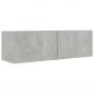 Preview: TV-Schrank Betongrau 100x30x30 cm Holzwerkstoff