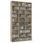 Preview: CD-Schrank Sonoma-Eiche 102x16x177,5 cm Holzwerkstoff