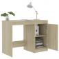 Preview: Schreibtisch Sonoma-Eiche 100x50x76 cm Holzwerkstoff