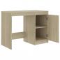 Preview: Schreibtisch Sonoma-Eiche 100x50x76 cm Holzwerkstoff