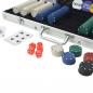 Preview: Poker Set mit 500 Chips Aluminium