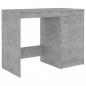 Preview: Schreibtisch Betongrau 100x50x76 cm Holzwerkstoff