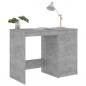 Preview: Schreibtisch Betongrau 100x50x76 cm Holzwerkstoff