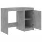 Preview: Schreibtisch Betongrau 100x50x76 cm Holzwerkstoff