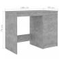 Preview: Schreibtisch Betongrau 100x50x76 cm Holzwerkstoff