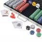Preview: Poker Set mit 500 Chips Aluminium