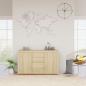 Preview: ARDEBO.de - Sideboard Sonoma-Eiche 120x36x69 cm Holzwerkstoff