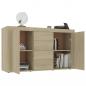 Preview: Sideboard Sonoma-Eiche 120x36x69 cm Holzwerkstoff