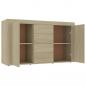 Preview: Sideboard Sonoma-Eiche 120x36x69 cm Holzwerkstoff