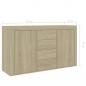 Preview: Sideboard Sonoma-Eiche 120x36x69 cm Holzwerkstoff