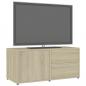 Preview: TV-Schrank Sonoma-Eiche 80x34x36 cm Holzwerkstoff